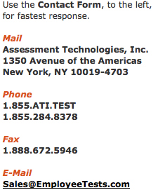 Contact Assessment Technologies